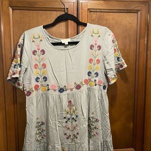 Embroidered Dress
